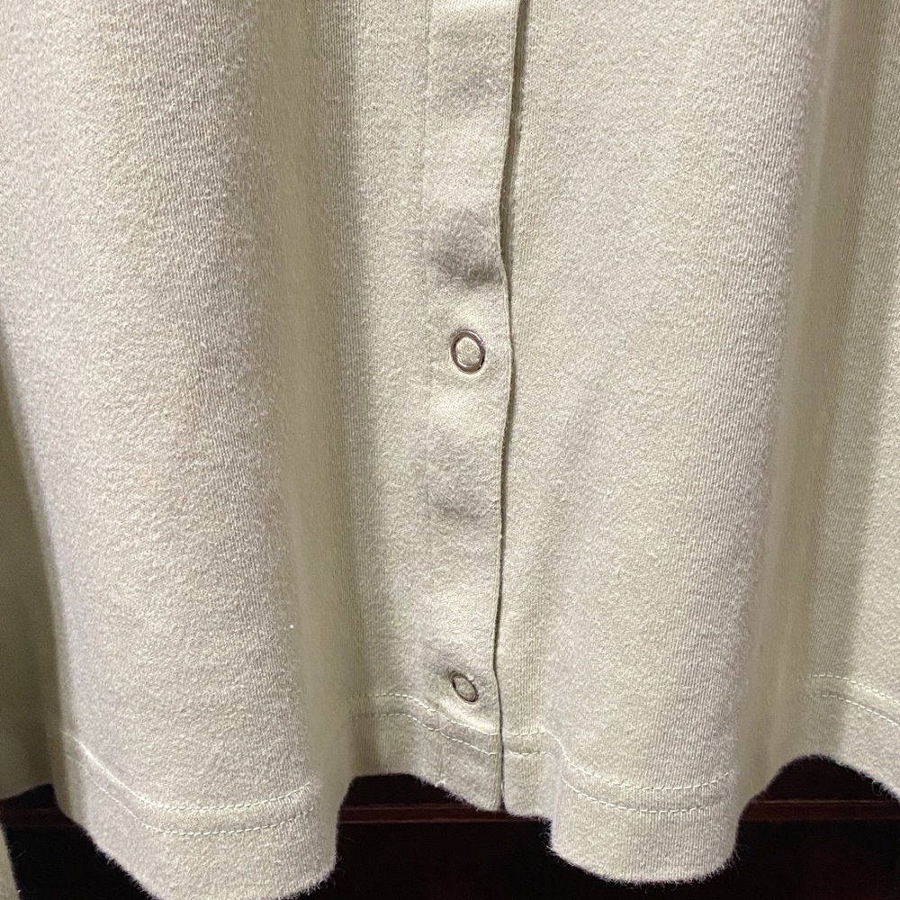 Basic Editions Plus Vintage Size 3x Light Green C… - image 4